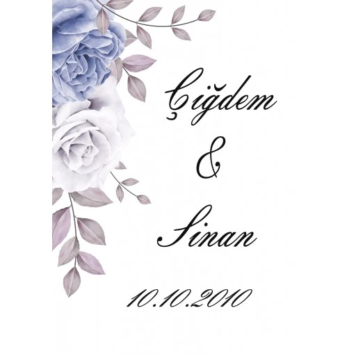 Söz Nişan Afiş,karşılama Panosu Branda Kişiye Özel Sn90 Masa Arkası Afiş