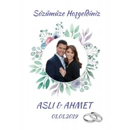 Söz Nişan Afiş Sn16 Afiş 30x42 Pvc Kaplı