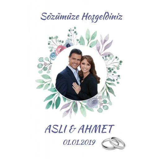 Söz Nişan Afiş Sn16 Afiş 30x42 Pvc Kaplı