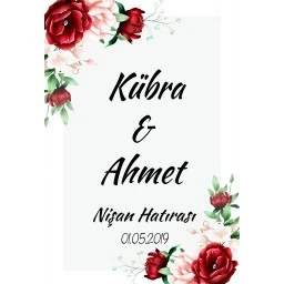 Söz Nişan Afiş Sn20 Afiş 30x42 Pvc Kaplı