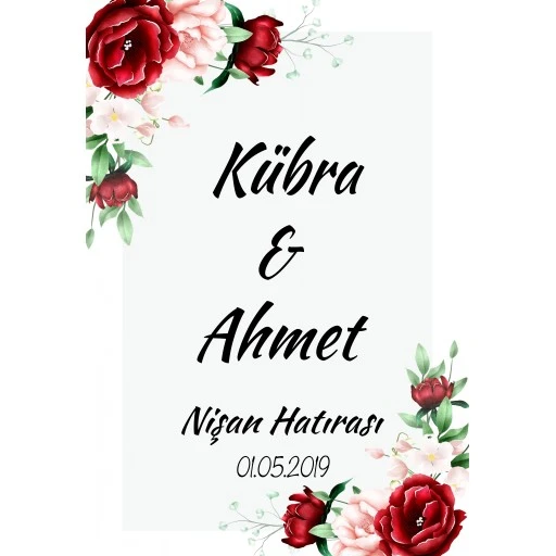 Söz Nişan Afiş Sn20 Afiş 30x42 Pvc Kaplı