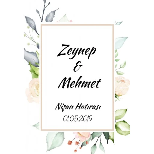 Söz Nişan Afiş Sn22 Afiş 30x42 Pvc Kaplı