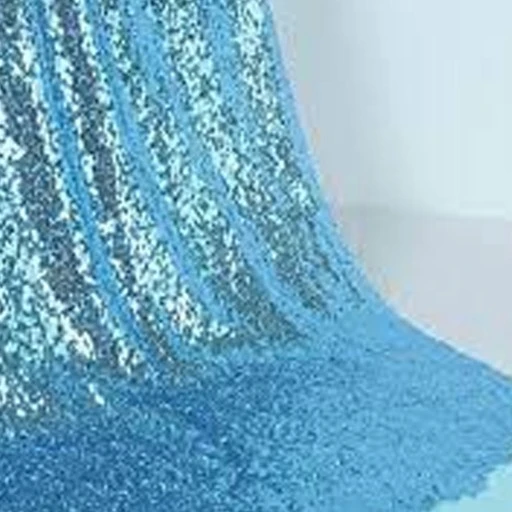 Payet Kumaş Mavi 1 Metre Masa Üstü Dekorasyon