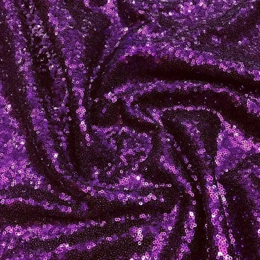 Payet Kumaş Mor 1 Metre Masa Üstü Dekorasyon