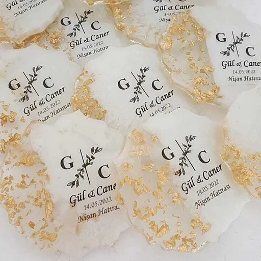 Epoksi Magnet Söz Nişan Nikah Kına Düğün Hediyeliği Kuran Hatırası Sünnet Mevlüt