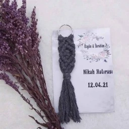 Makrome Anahtarlık Nikah Şekeri