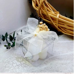 Bubble Mum Söz Nişan Nikah Hatırası Organze Kurdelalı