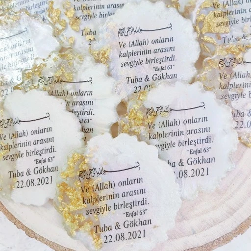 Epoksi Nikah Şekeri Magnet