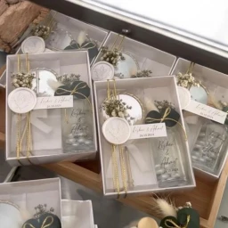 20 Adet Kutu içerisinde şişe & ayna Söz Nişan Nikah Kına Hediyelik