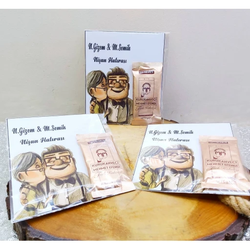 40 Yıl Hatır Türk Kahveli Nikah Şekeri Nişan Hatırası Söz Hediyesi Up Dizayn