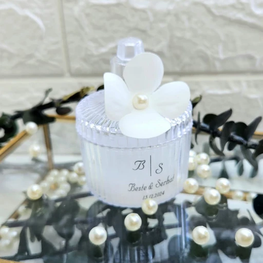 Mika Kapaklı Şekerlik Mum Söz, Nişan, Kına,bebek, Mevlüd, Nikah Şekeri