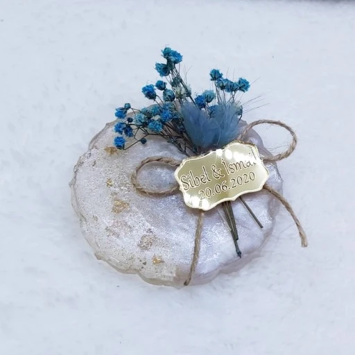 Epoksi Nikah Hediyeliği Nişan Hediyeliği Hediyelik Magnet