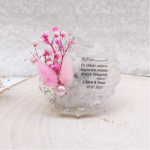 Epoksi Nişan Şekeri Magnet