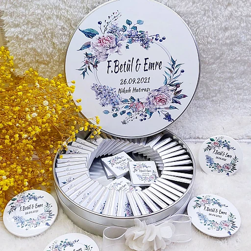 Çikolata Badem Şekerli Söz Nişan Çikolatası 50 Li