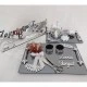 3 Lü Set Tepsi Yaprak Desenli Söz Nişan Tepsisi Ve Damat Kahve Takımı Ve Masa Üstü İsimlik Dev Kampanya