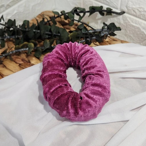 Nişam Tepsisi Süleme Halka Kadife Pofuduk Fincan Altı Açık Mor