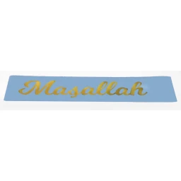 KUŞAK KURDELA MAŞALLAH MAVİ ALTIN PK:1.5 MT