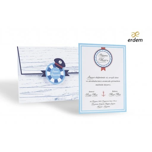 Erdem Sünnet Davetiye 80974
