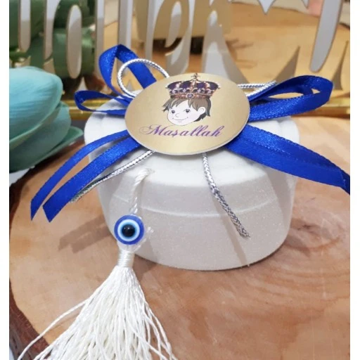 Flok Kutu Krem Maşallah Sünnet Hediyelik