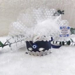 Sünnet Şapkası Lacivert Sünnet Şekeri 30 Adet