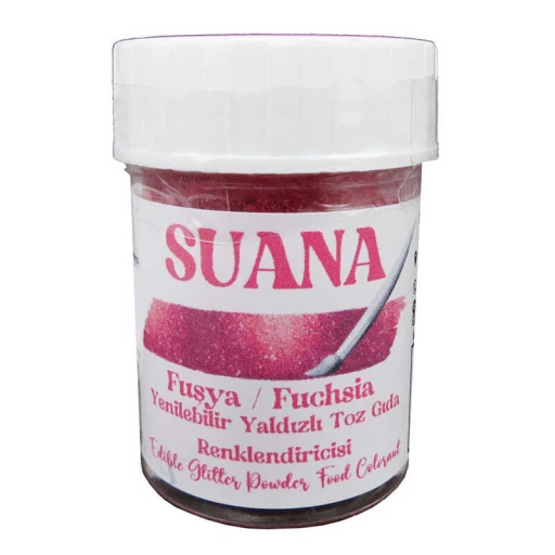 Gıda Boyası Yenilebilir Simli Yaldızlı Fuşya 5 Gr