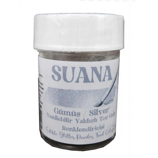 Gıda Boyası Yenilebilir Simli Yaldızlı Gümüş 5 Gr