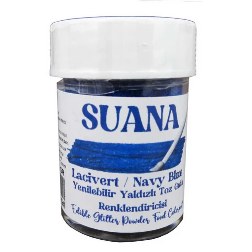 Gıda Boyası Yenilebilir Simli Yaldızlı Lacivert