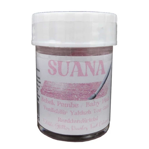 Gıda Boyası Yenilebilir Simli Yaldızlı Pembe 5 Gr