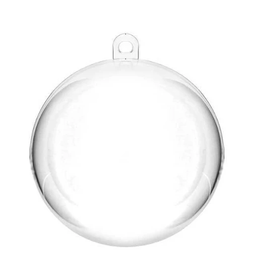 Kutu Yarım Küre Çok Amaçlı Plastik Şeffaf 6 cm P1