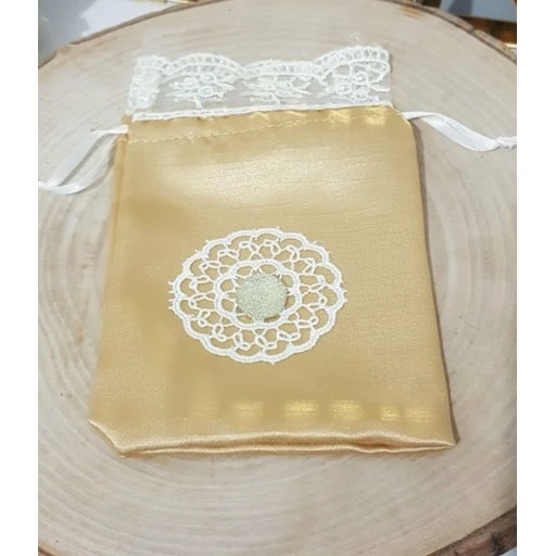 Ortası Dantelli Kese 10 X14 cm Renk Seçenekli