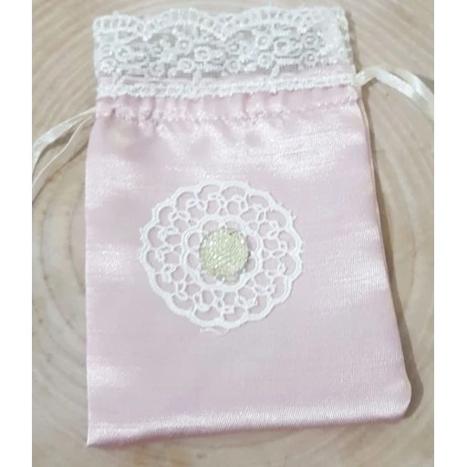 Ortası Dantelli Kese 10 X14 cm Renk Seçenekli