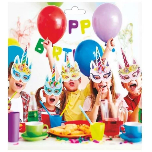 Maske Unıcorn Karışık 6'lı