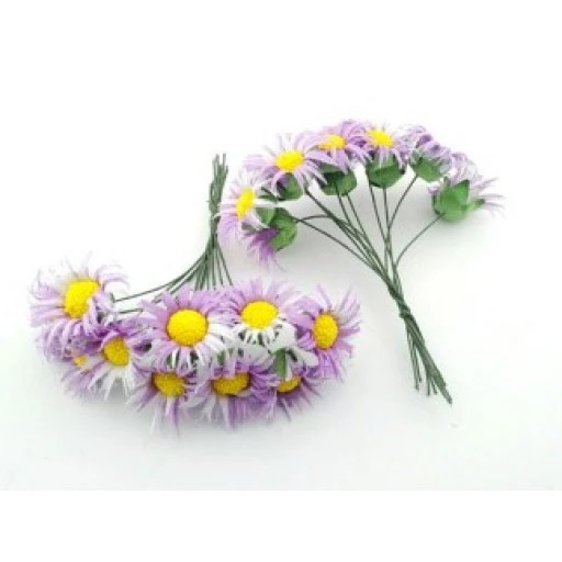 Çiçek Papatya Mor 100'lü