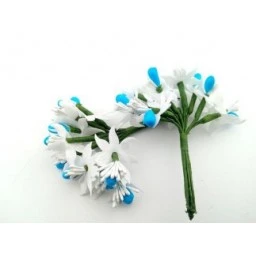 Çiçek Parlak Cipsolu Ve Tomur. Mavi 100'lü