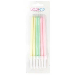 Mum Pastel Makaron Rengarenk 6'lı