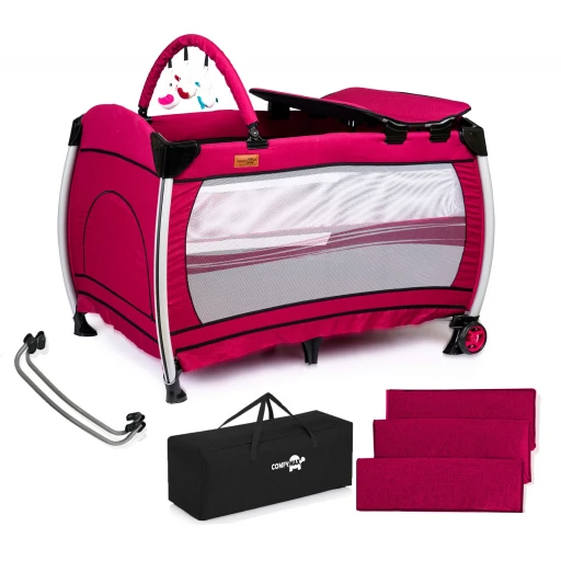 Comfymax Power Park Yatak Oyun Parkı 70x110 - Rose
