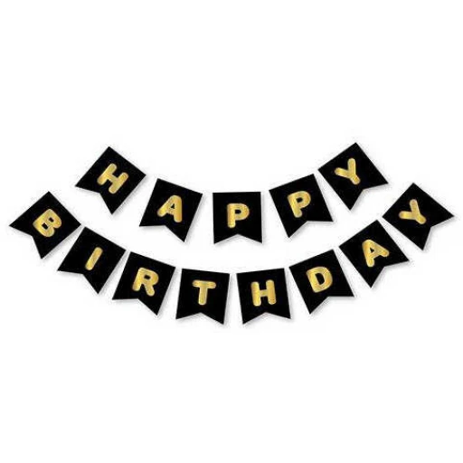 Flama Happy Bırthday Set Siyah