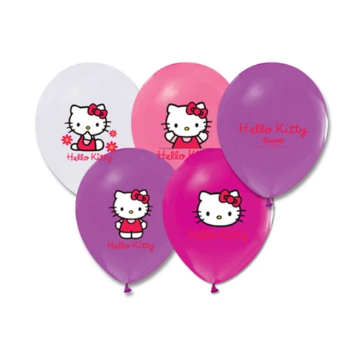 Hello Kitty Temalı Lisanslı Balon 10 'lu Paket