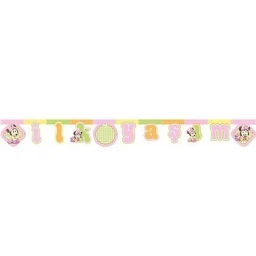 Minnie İlk Yasım Banner Süs 2 Metre