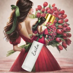 20 Adet İsme özel çift kına kızı şişe hediyelik