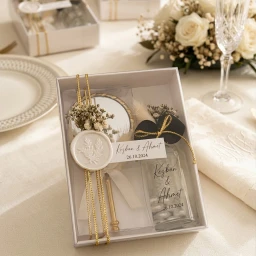 20 Adet Kutu içerisinde şişe & ayna Söz Nişan Nikah Kına Hediyelik